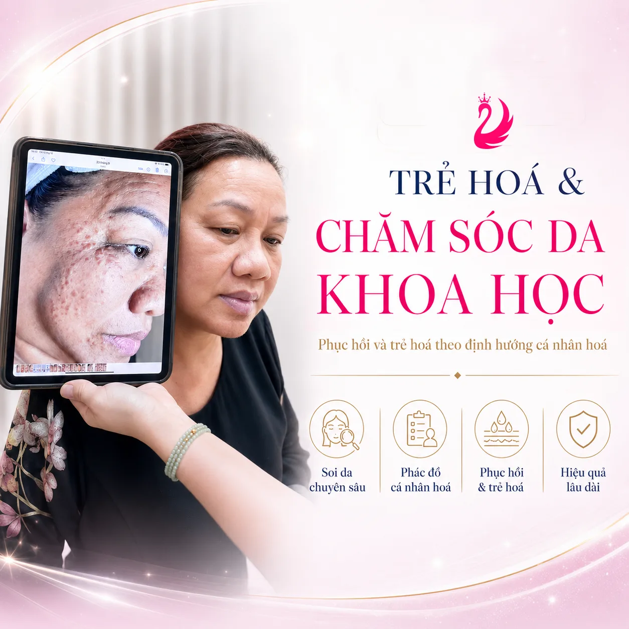 Trẻ hóa, chăm sóc da khoa học