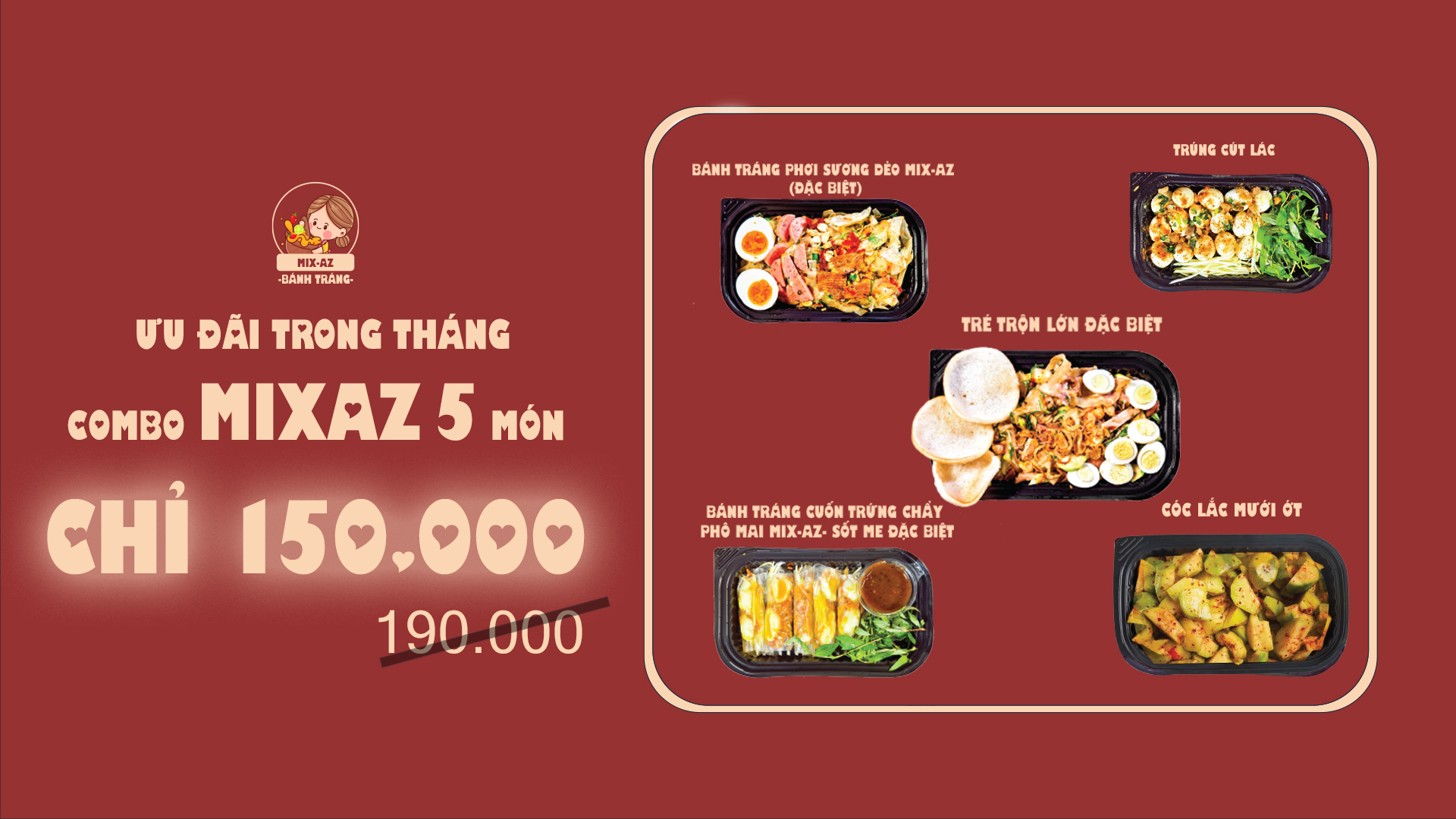 Combo 5 món MixAz (Say Được đấy!)