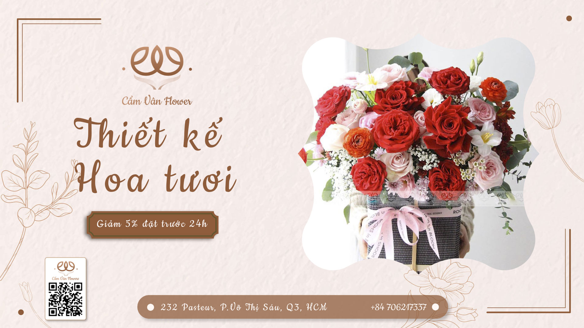 Thiết kế hoa tươi