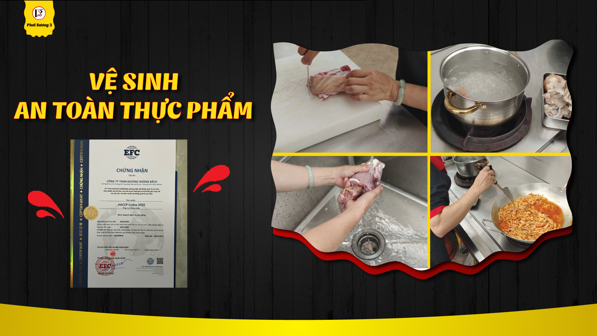 VỆ SINH AN TOÀN THỰC PHẨM
